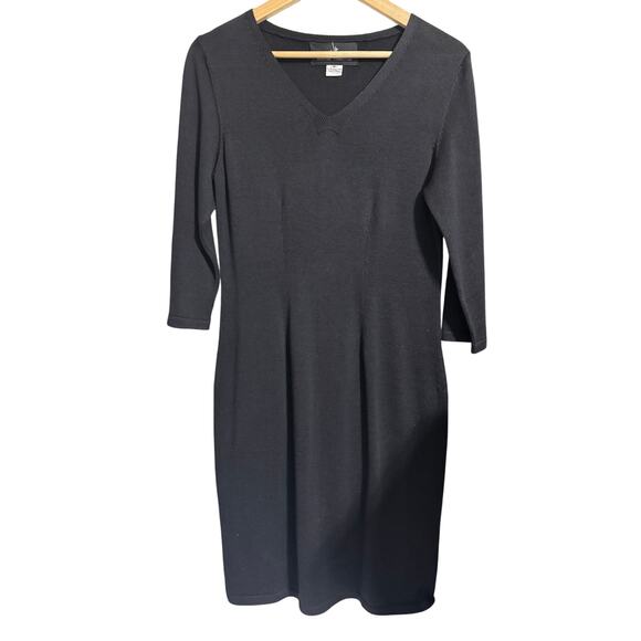 Peruvian Connection Dresses & Skirts - Peruvian Collection Classic Black Pima Cotton Dress Medium